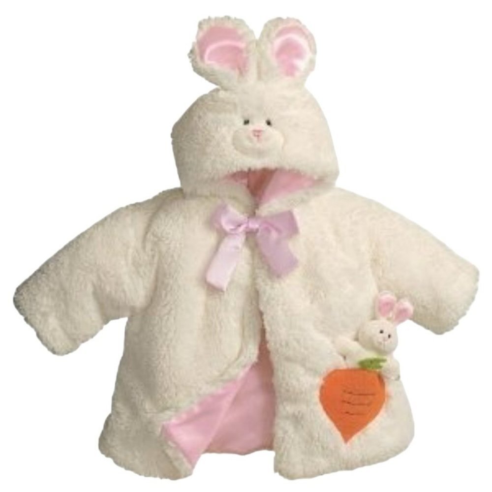 Easter Bunny Baby Gund Jacket Costume w/Rattle NWT 3-12